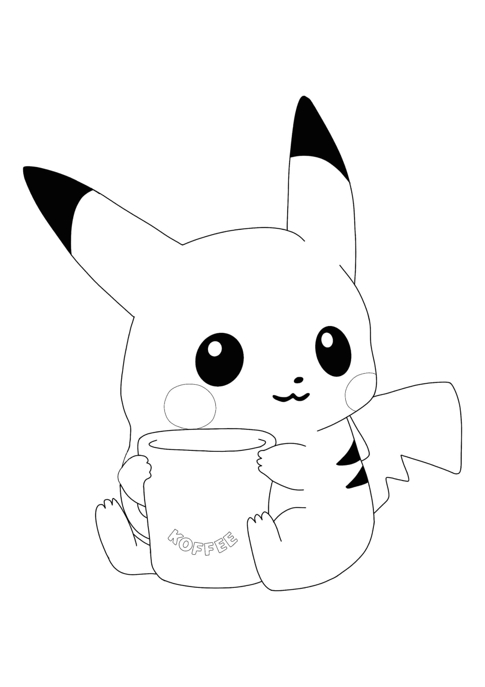 Pikachu Coloring Pages for Kids 59