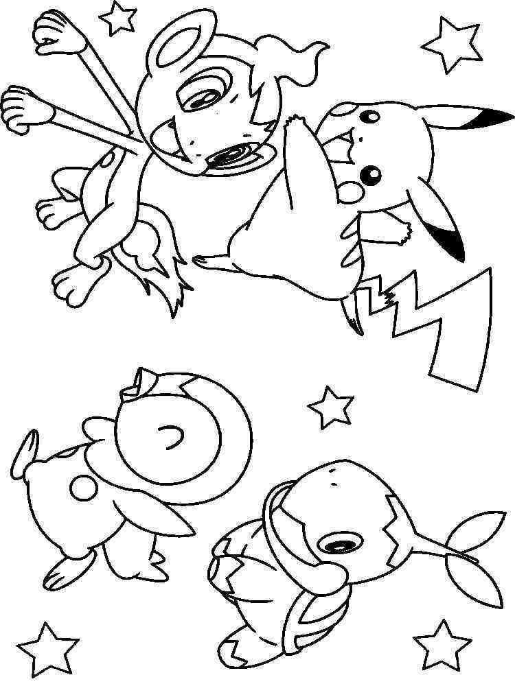 Pikachu Coloring Pages for Kids 70