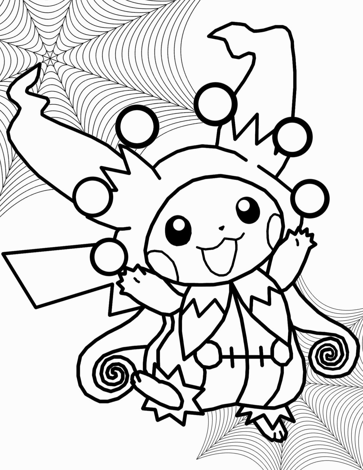 Pikachu Coloring Pages for Kids 71