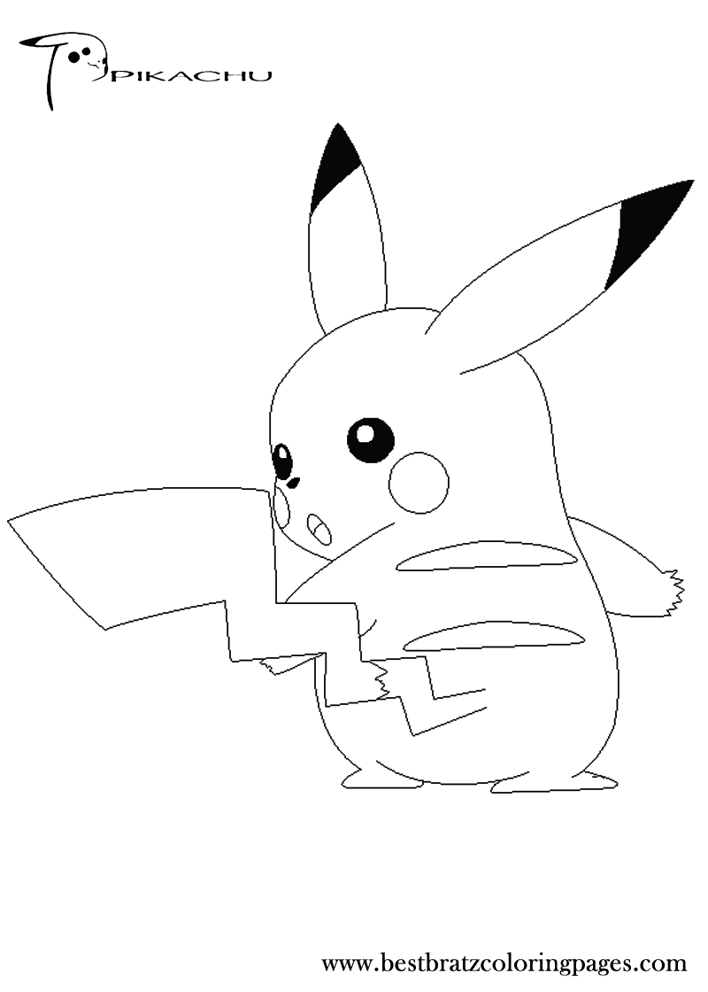 Pikachu Coloring Pages for Kids 72