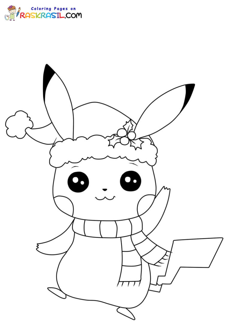 Pikachu Coloring Pages for Kids 74