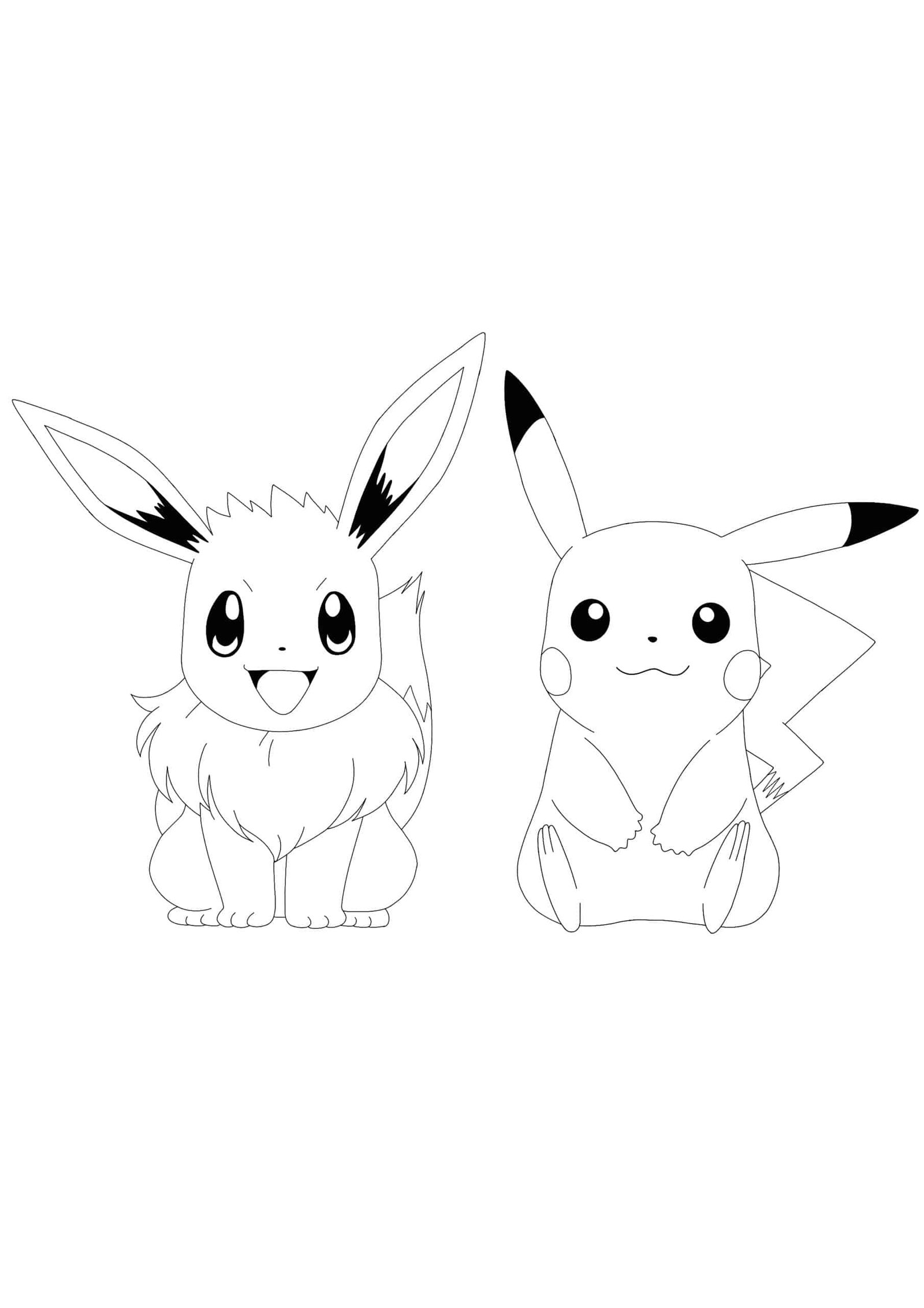 Pikachu Coloring Pages for Kids 85