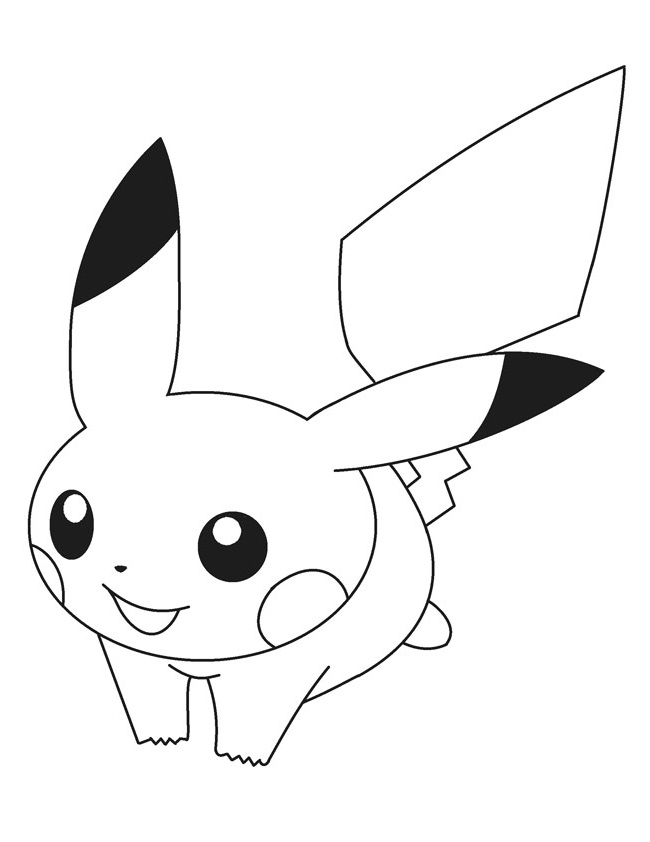 Pikachu Coloring Pages for Kids 86