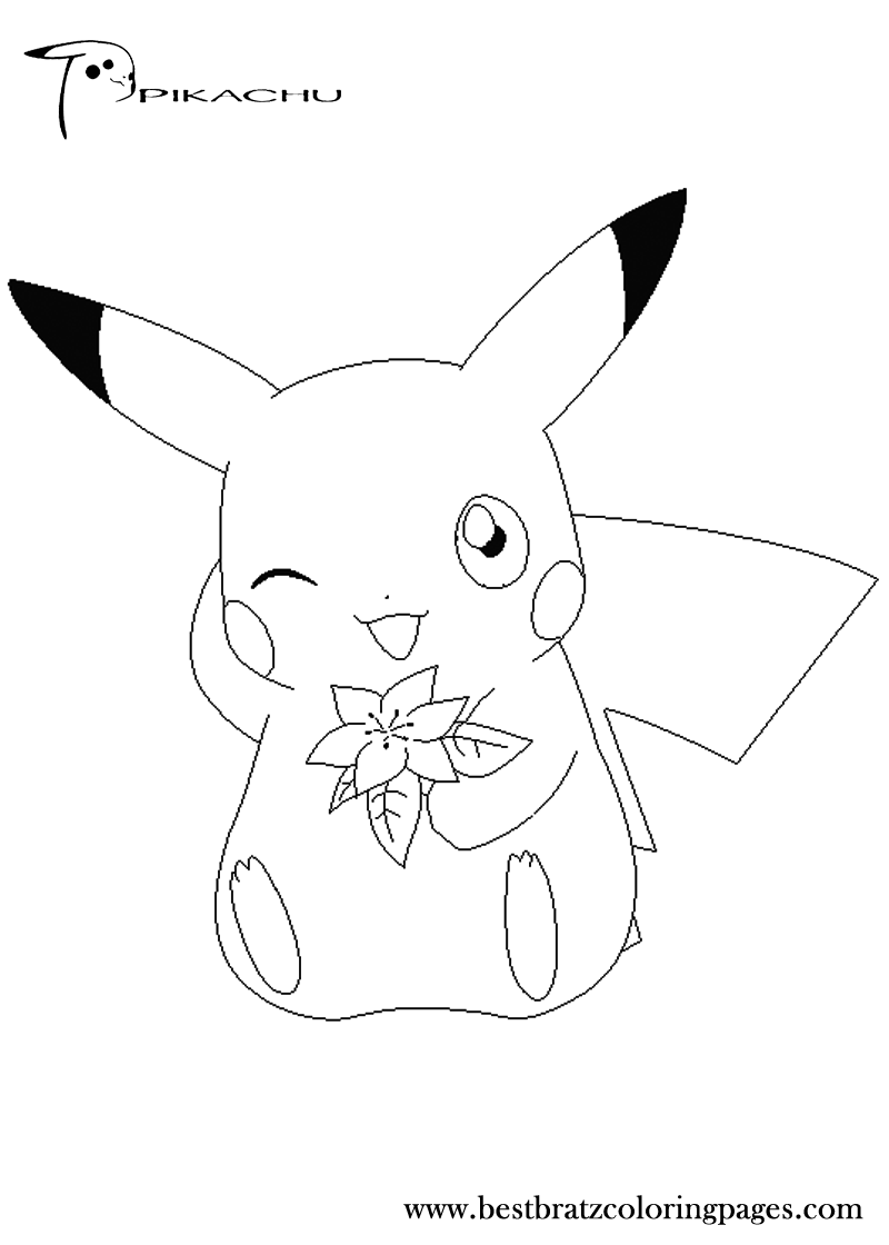 Pikachu Coloring Pages for Kids 89