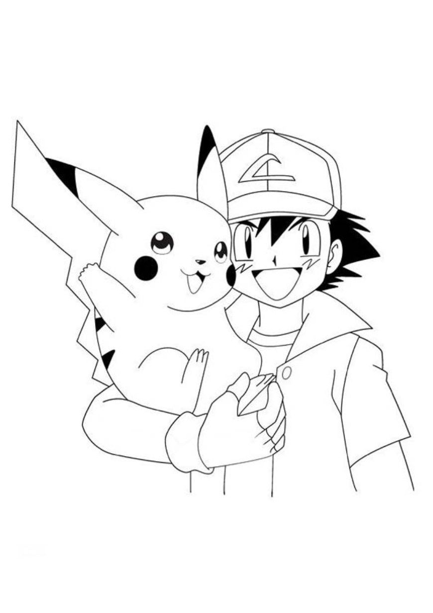 Pikachu Coloring Pages for Kids 92