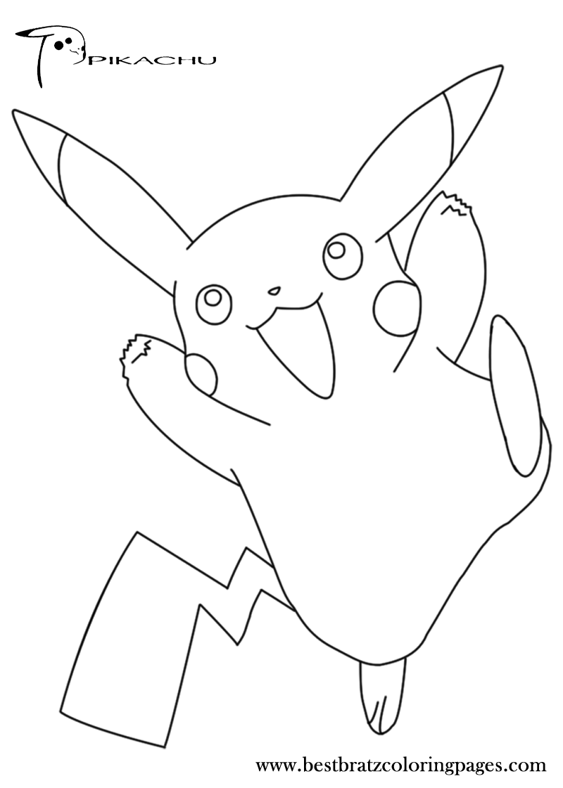 Pikachu Coloring Pages for Kids 94