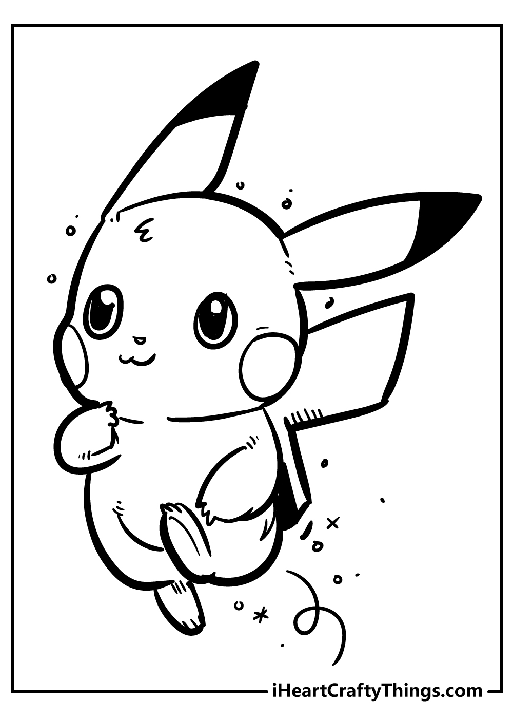 Pikachu Coloring Pages for Kids 97