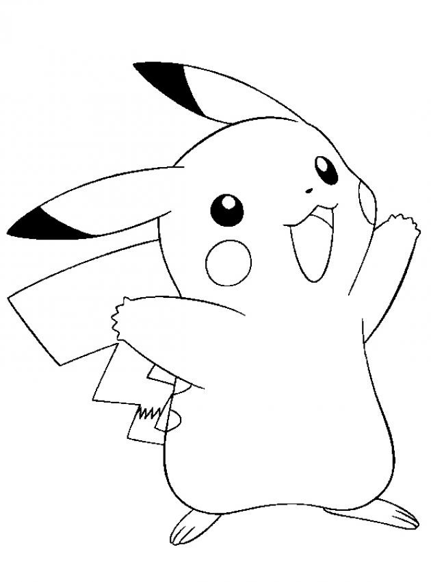 Pikachu Coloring Pages for Kids 98