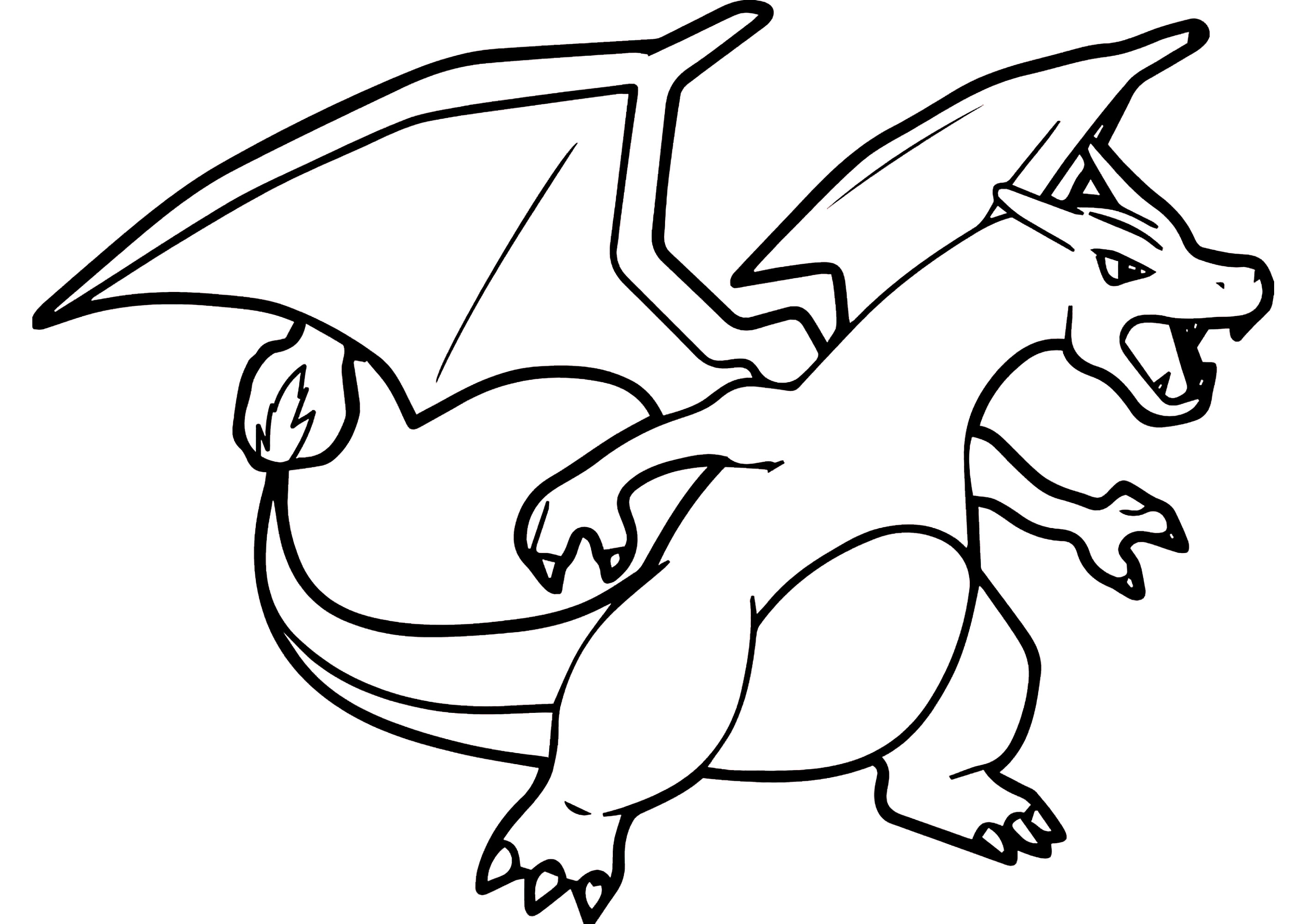 Pokemon Charizard Coloring Page 24