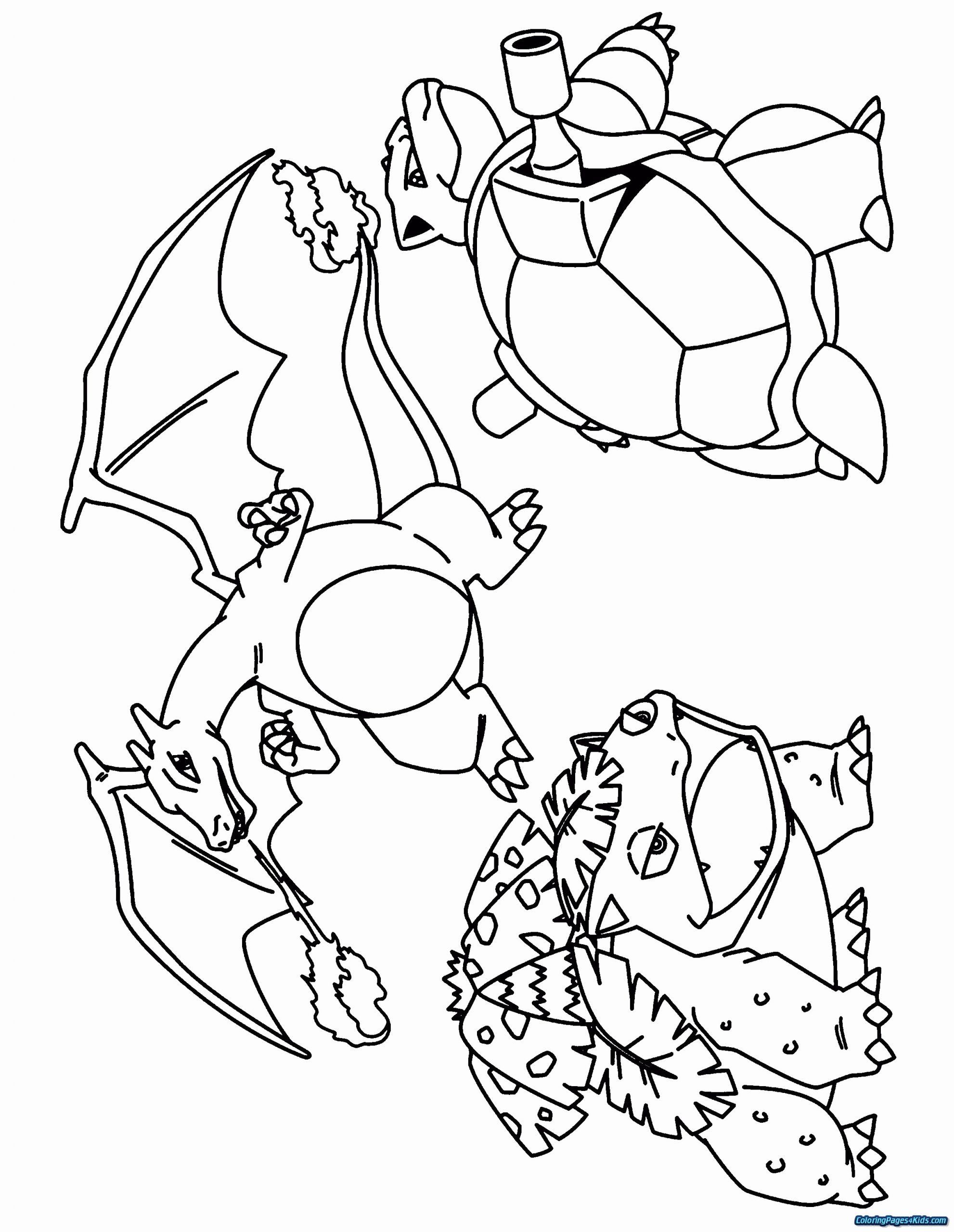 Pokemon Charizard Coloring Page 25