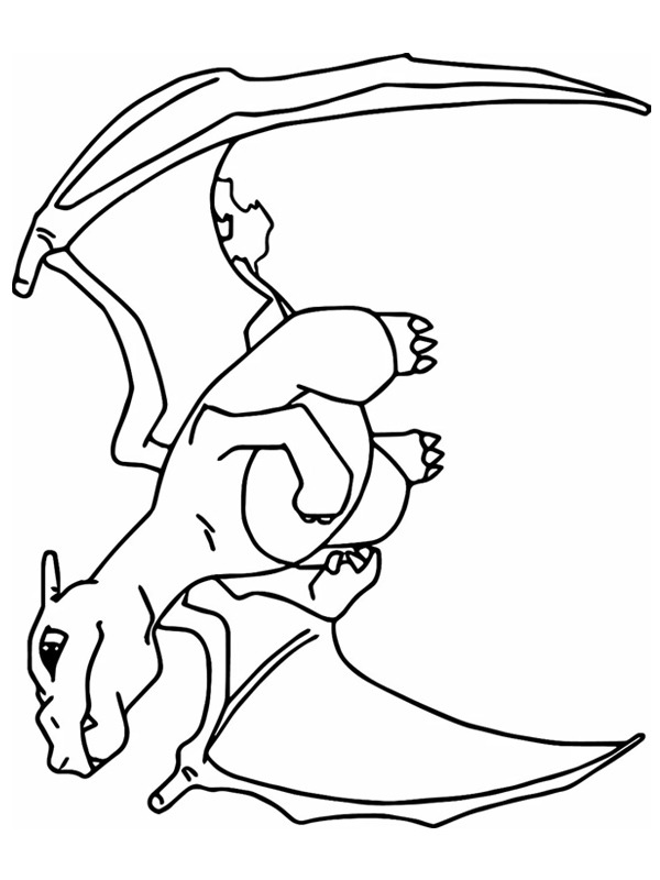 Pokemon Charizard Coloring Page 40