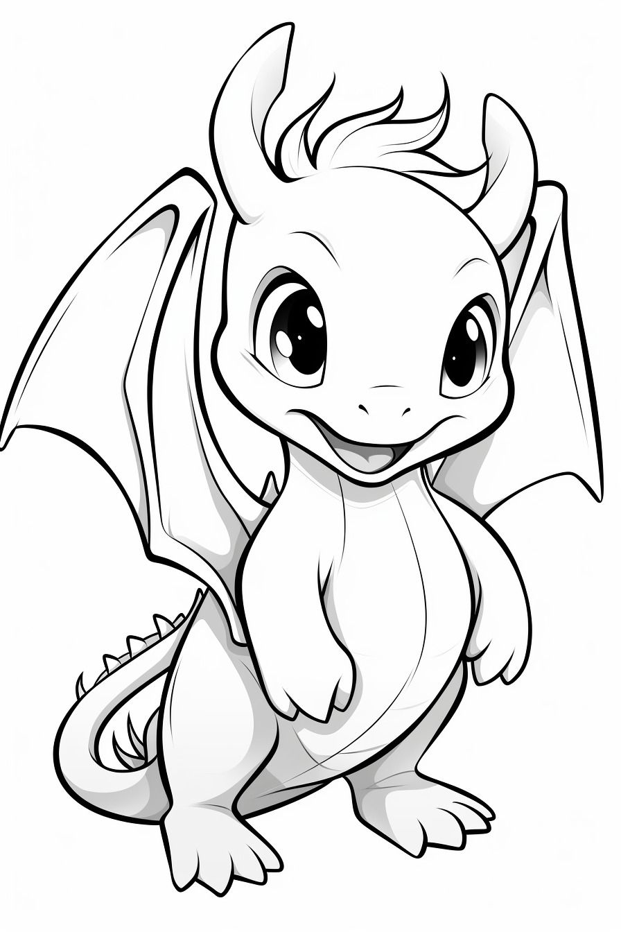 Pokemon Charizard Coloring Page 48