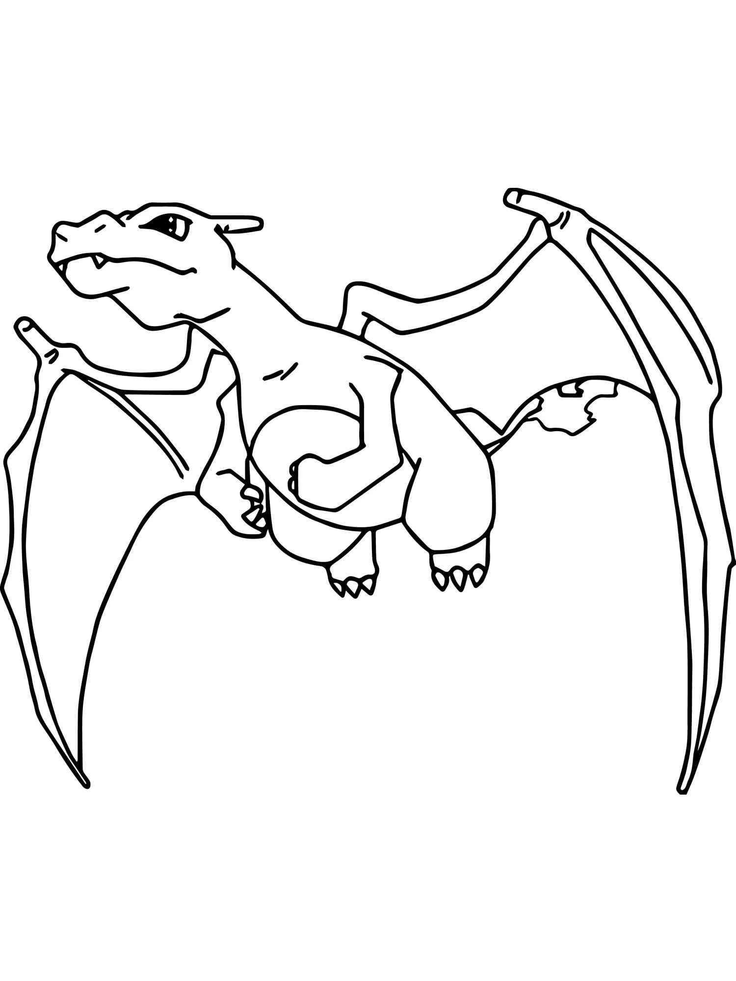 Pokemon Charizard Coloring Page 55