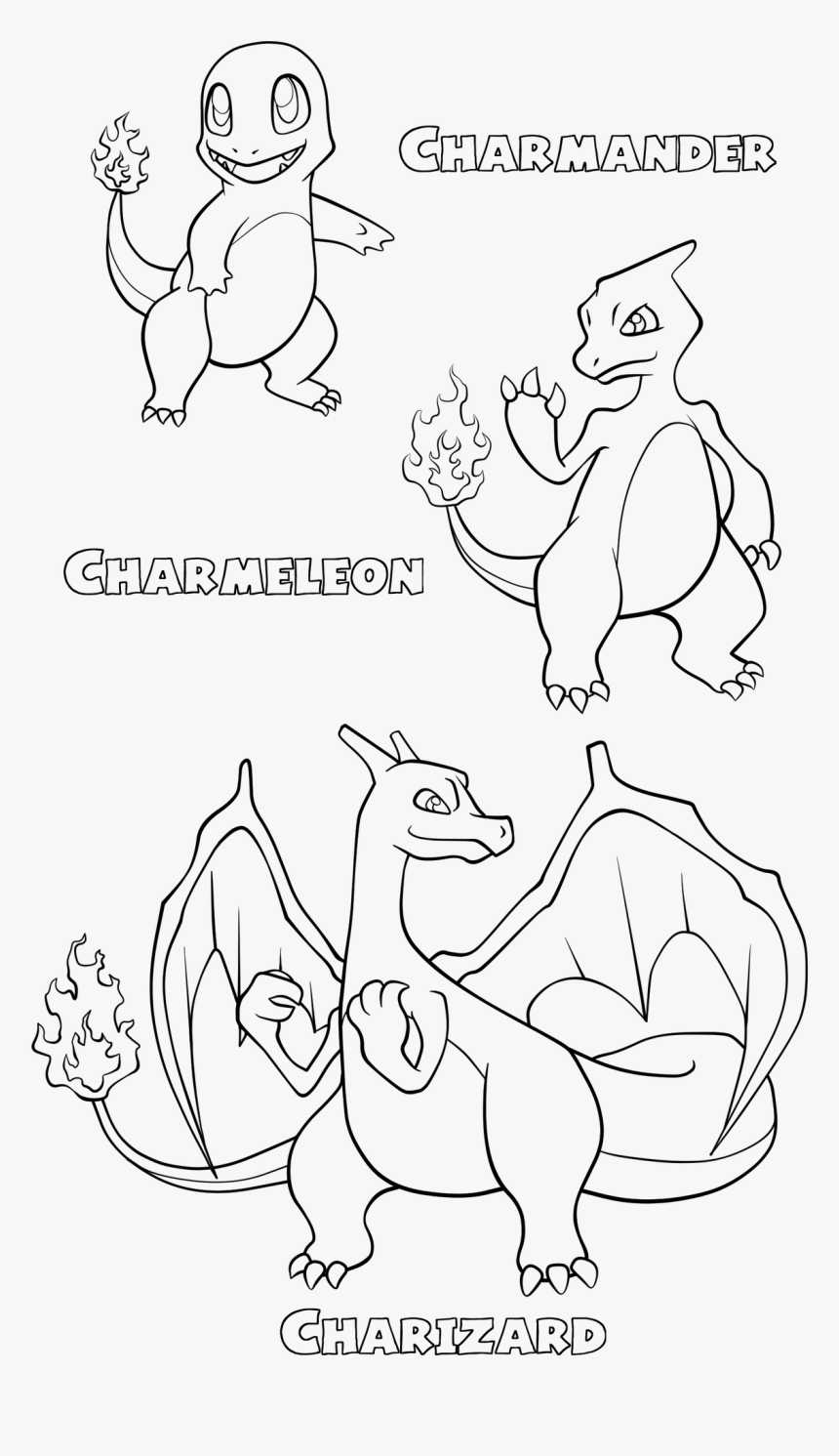 Pokemon Charizard Coloring Page 61