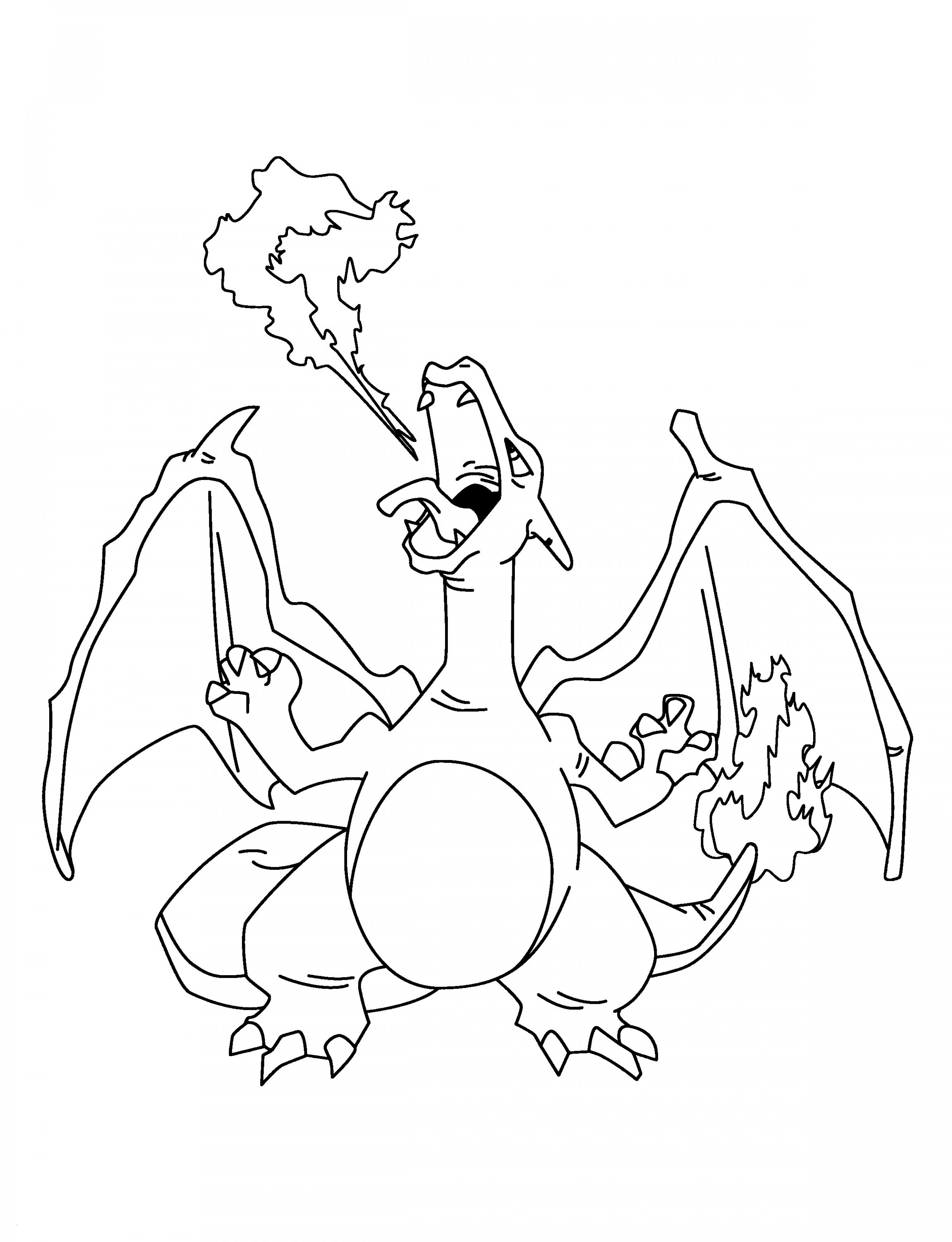 Pokemon Charizard Coloring Page 63