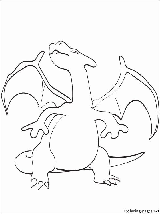 Pokemon Charizard Coloring Page 84