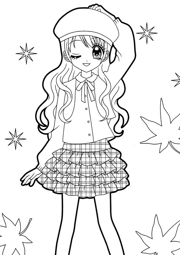 Popular Anime Coloring Pages Printable 102