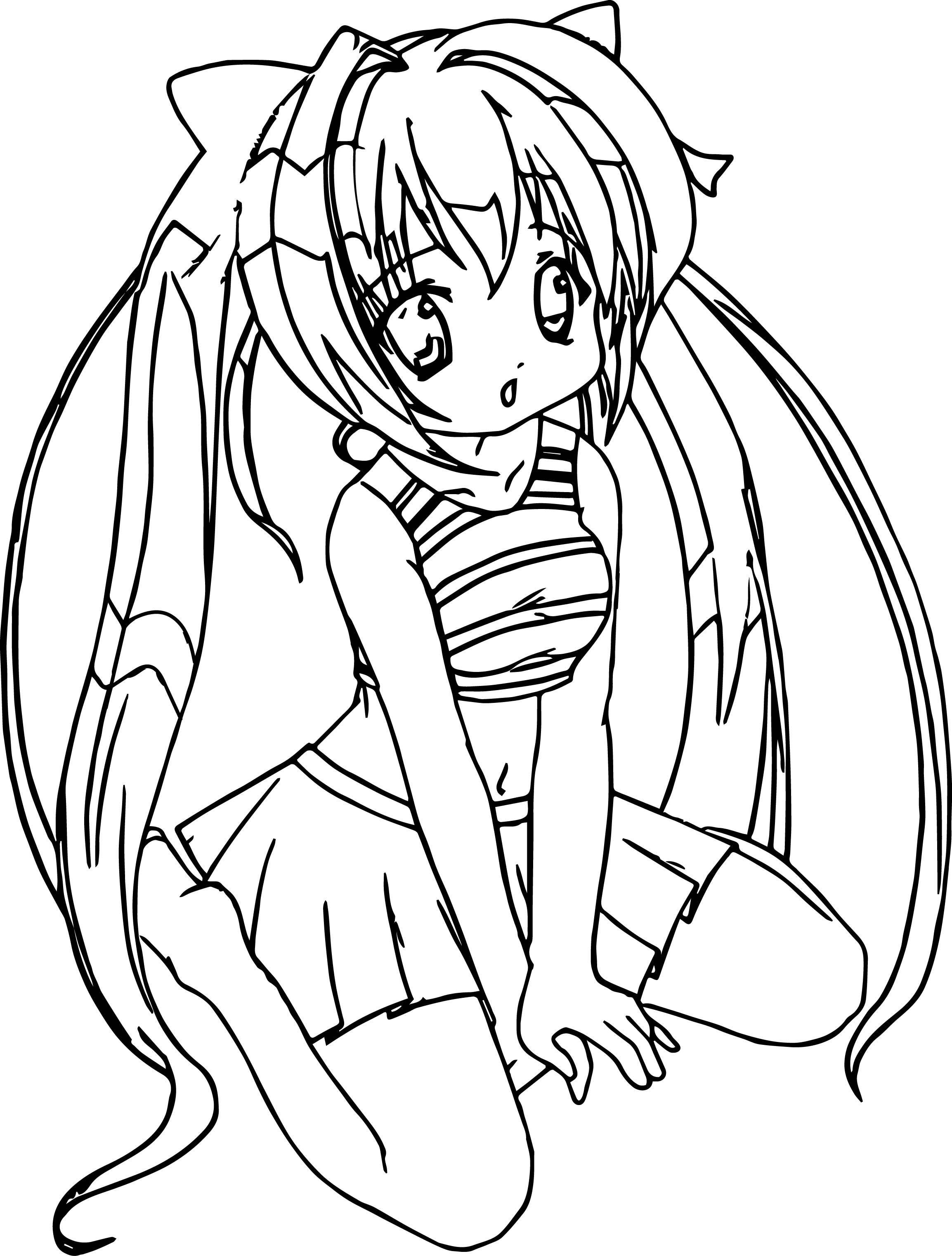 Popular Anime Coloring Pages Printable 128