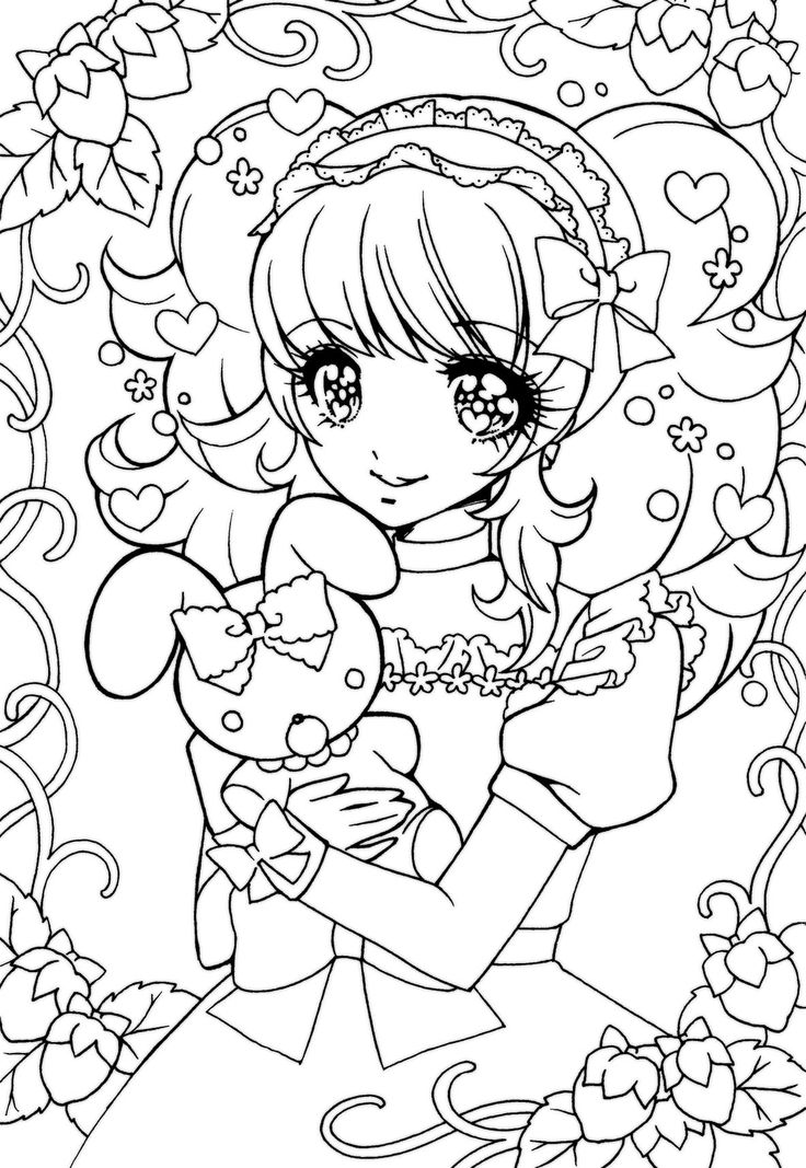 Popular Anime Coloring Pages Printable 40