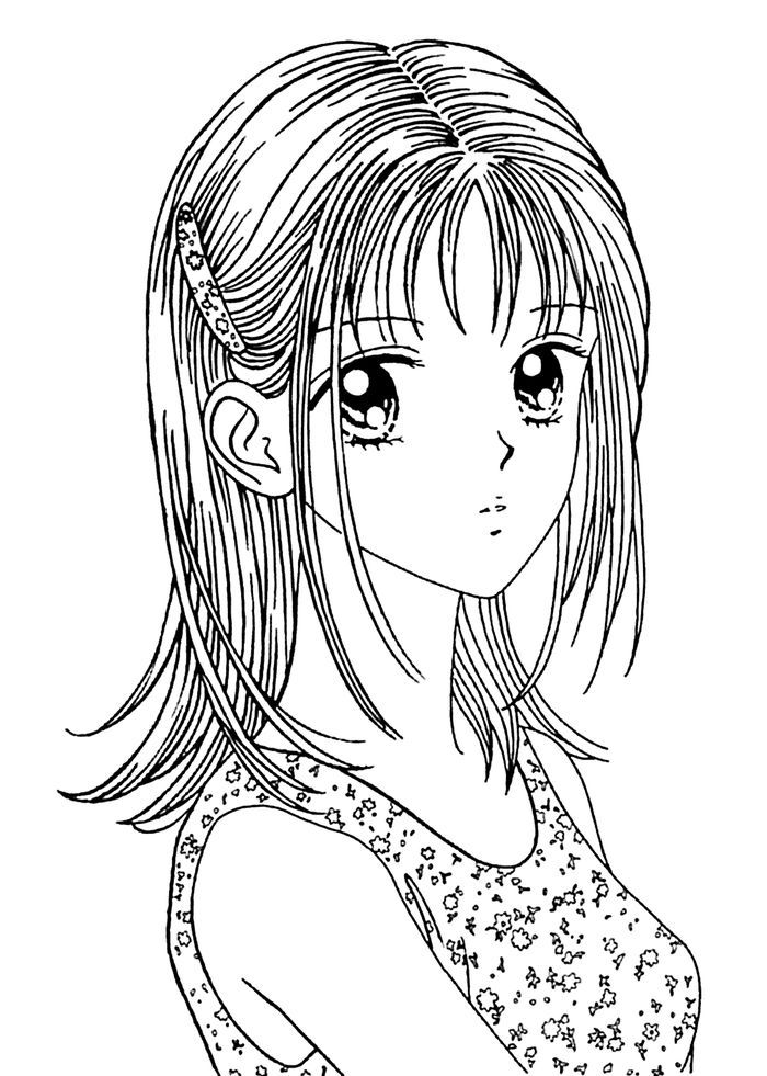 Popular Anime Coloring Pages Printable 5