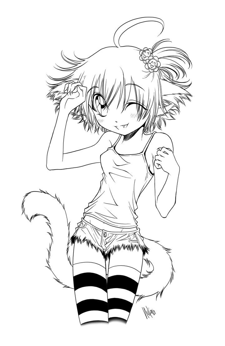 Popular Anime Coloring Pages Printable 81