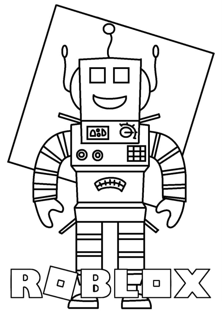 Roblox Coloring Pages Free Printable 10