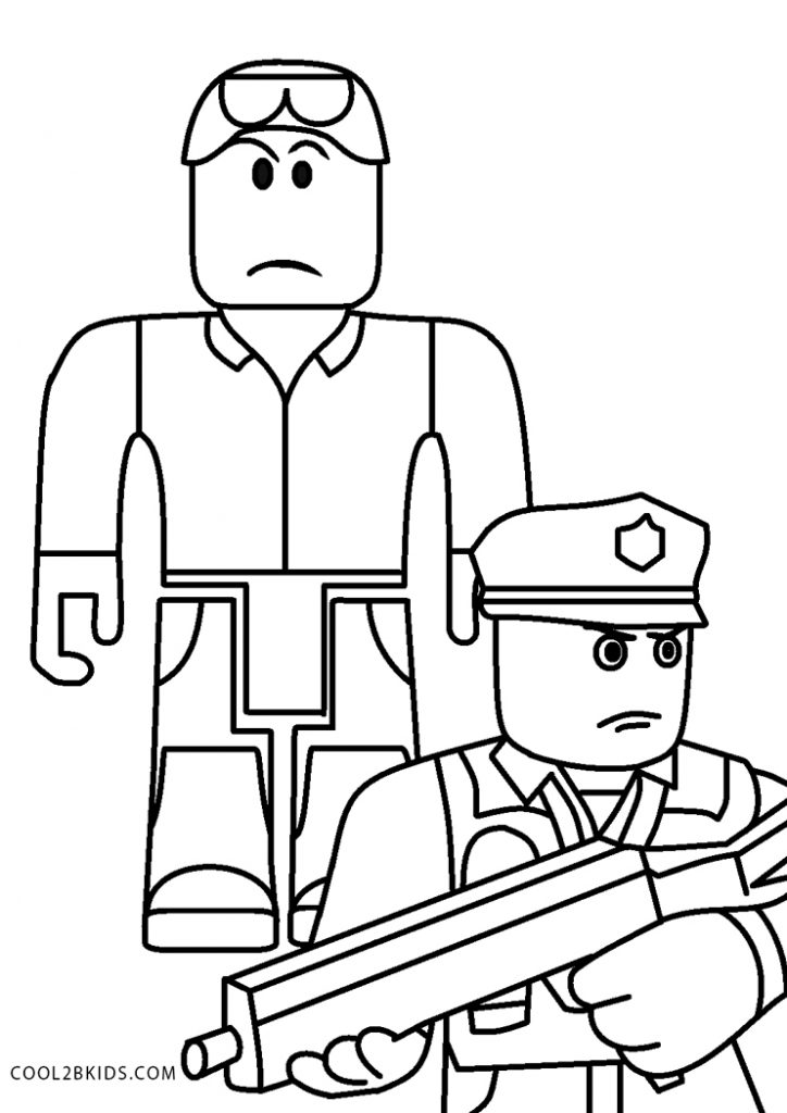 Roblox Coloring Pages Free Printable 104