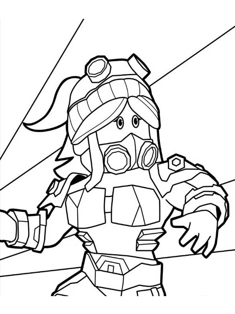 Roblox Coloring Pages Free Printable 108