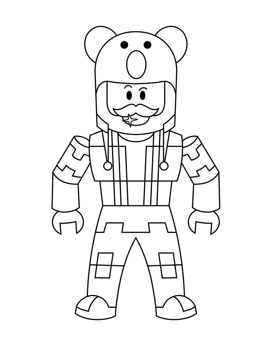 Roblox Coloring Pages Free Printable 109