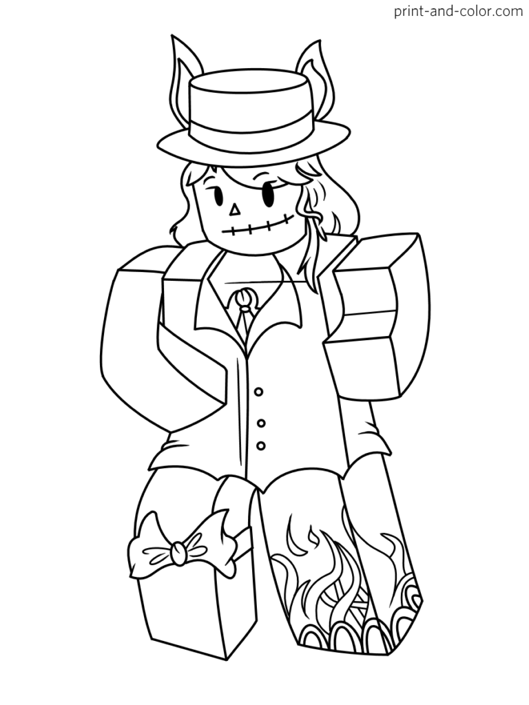 Roblox Coloring Pages Free Printable 114