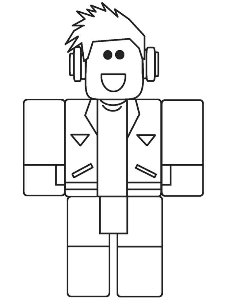 Roblox Coloring Pages Free Printable 12