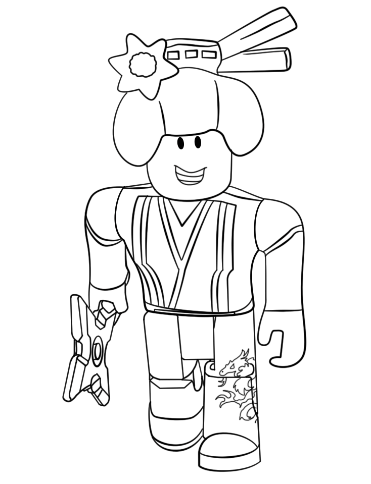 Roblox Coloring Pages Free Printable 122