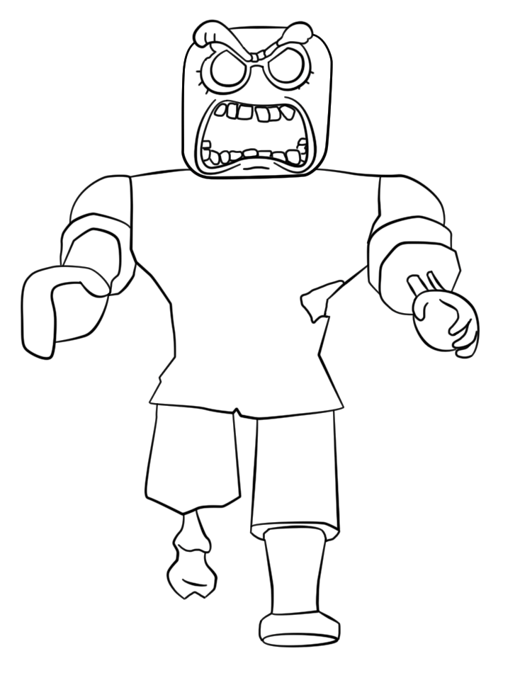 Roblox Coloring Pages Free Printable 133