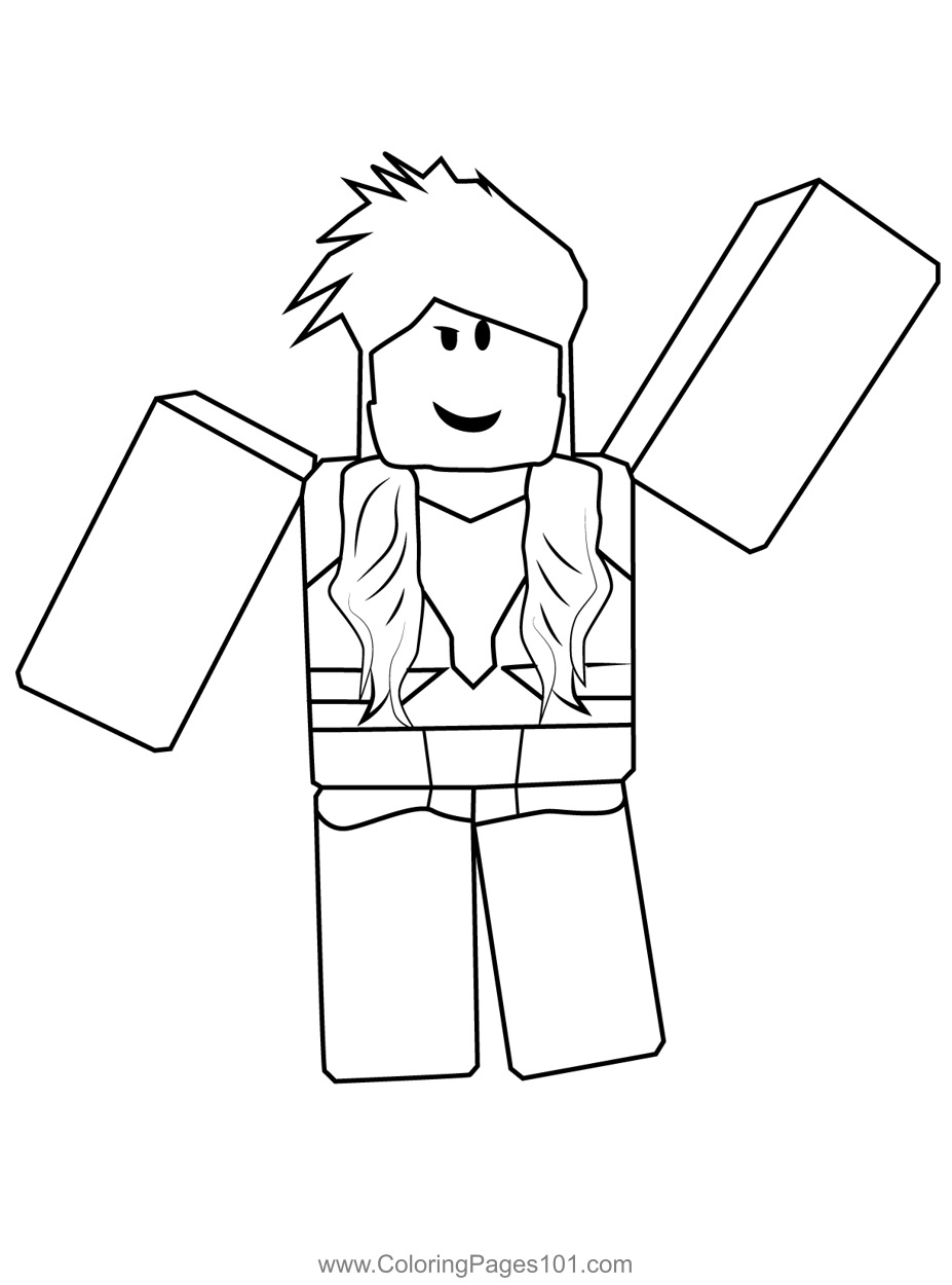 Roblox Coloring Pages Free Printable 155