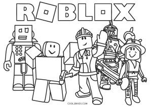 Roblox Coloring Pages Free Printable 17