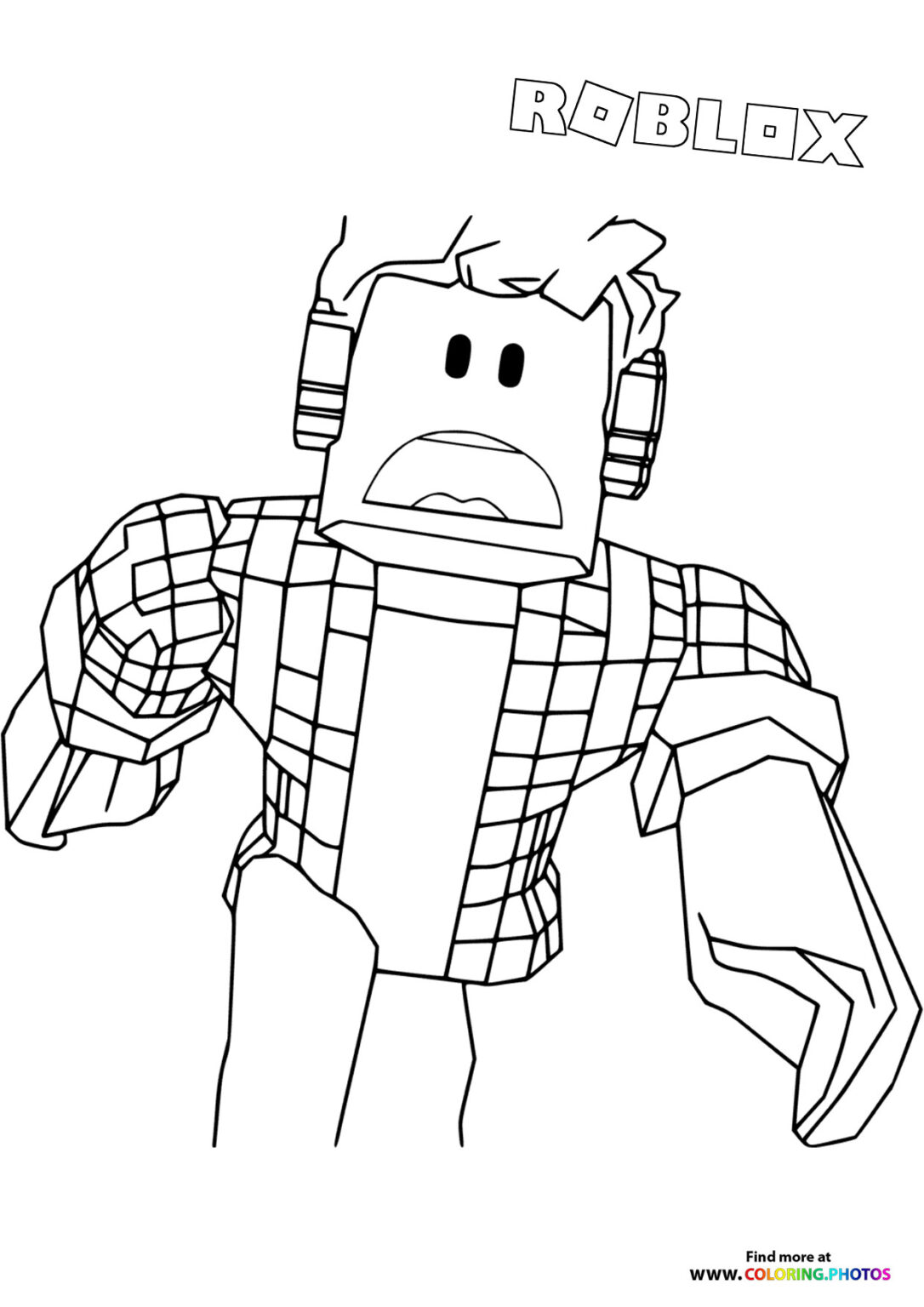 Roblox Coloring Pages Free Printable 2