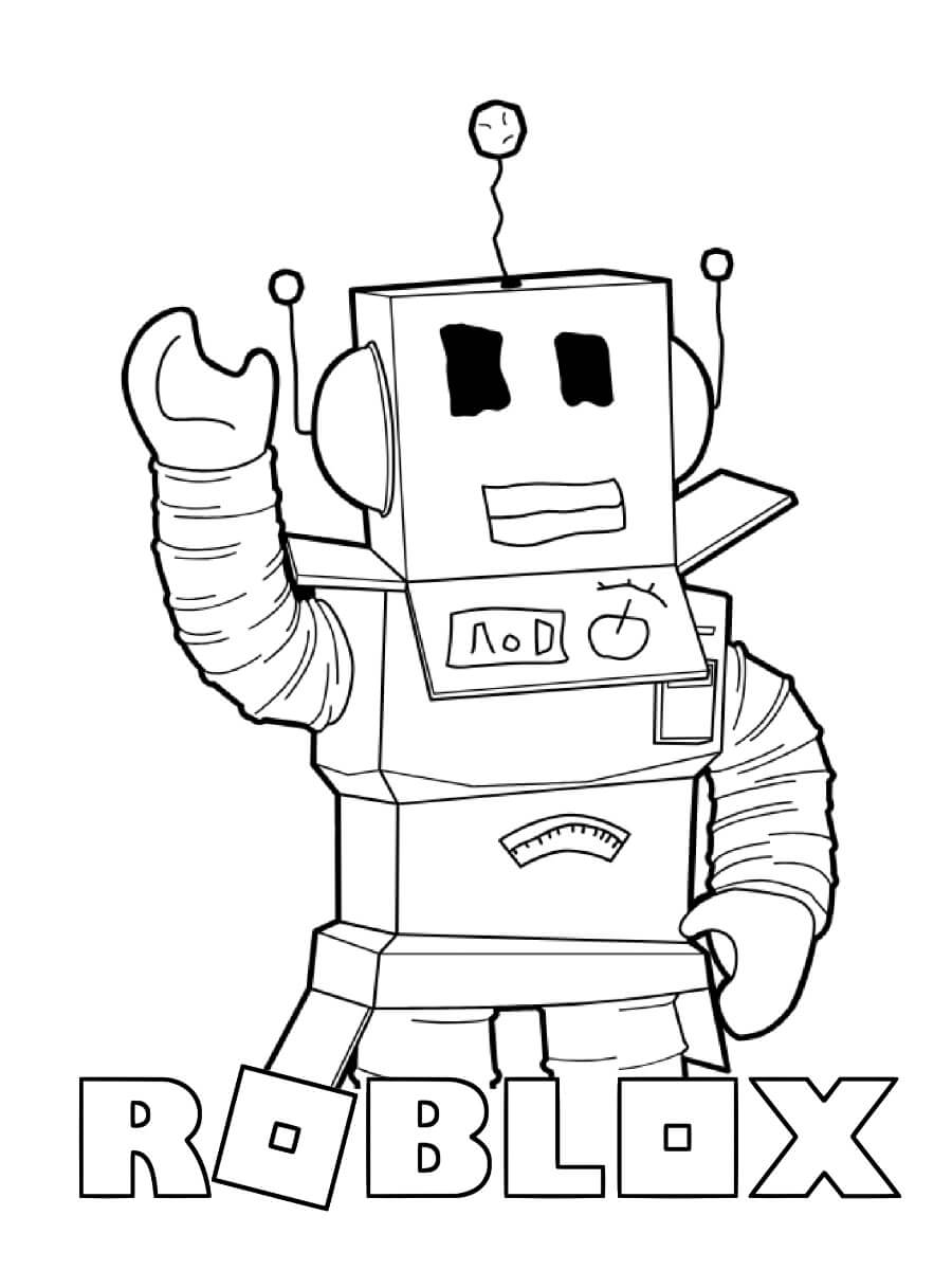 Roblox Coloring Pages Free Printable 22