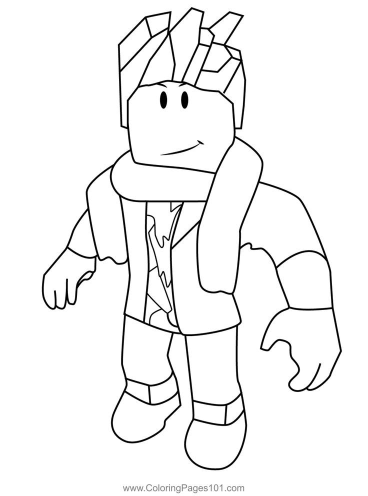 Roblox Coloring Pages Free Printable 28