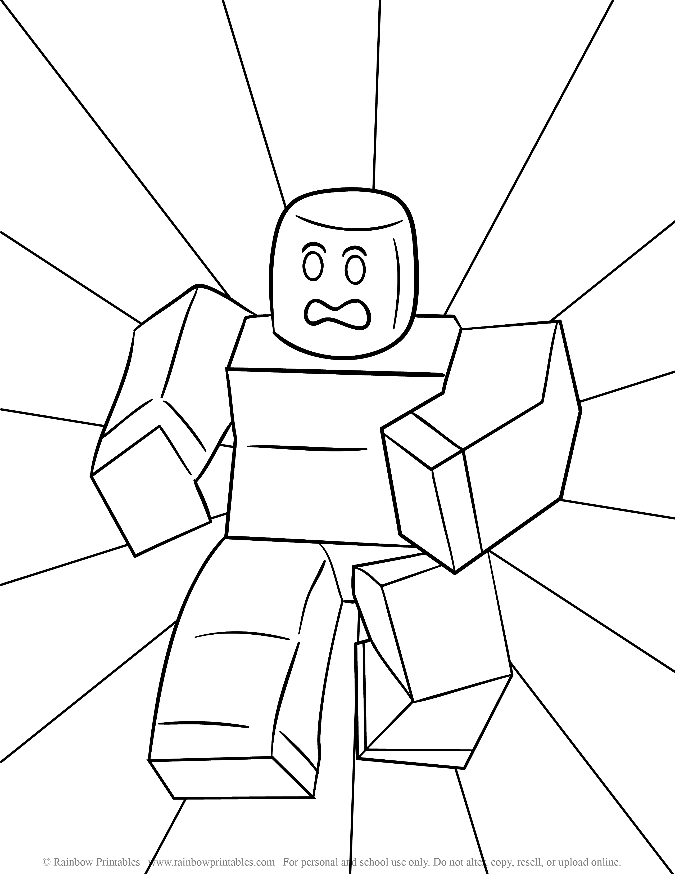 Roblox Coloring Pages Free Printable 3