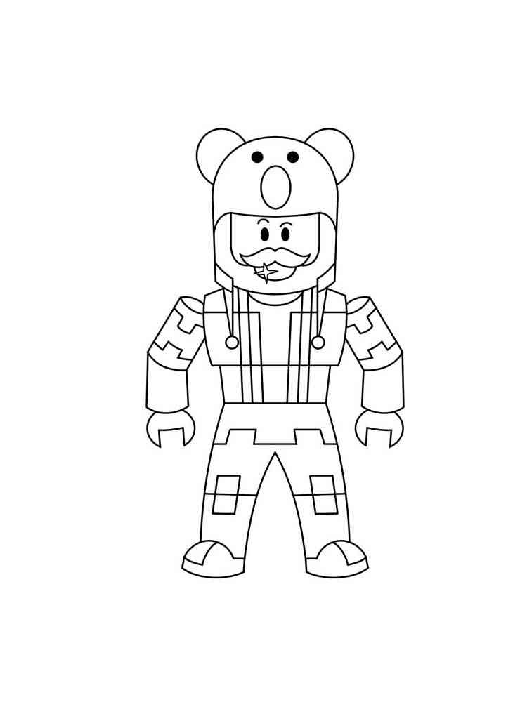 Roblox Coloring Pages Free Printable 30