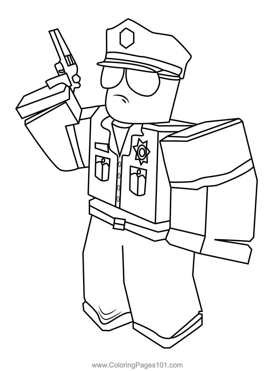 Roblox Coloring Pages Free Printable 32