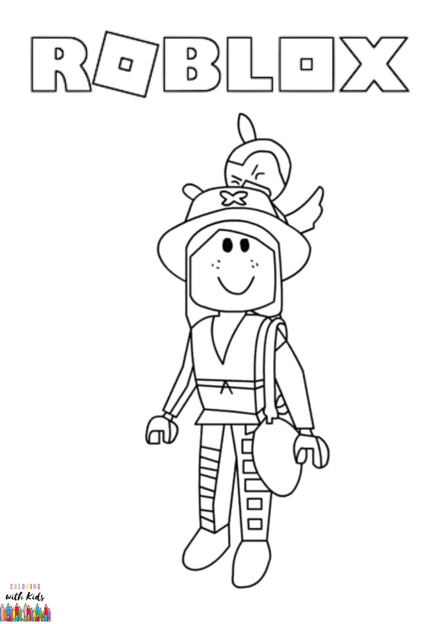 Roblox Coloring Pages Free Printable 34