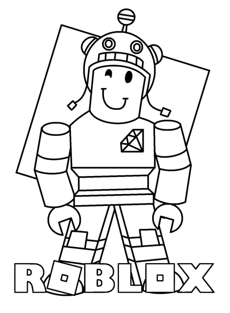 Roblox Coloring Pages Free Printable 35