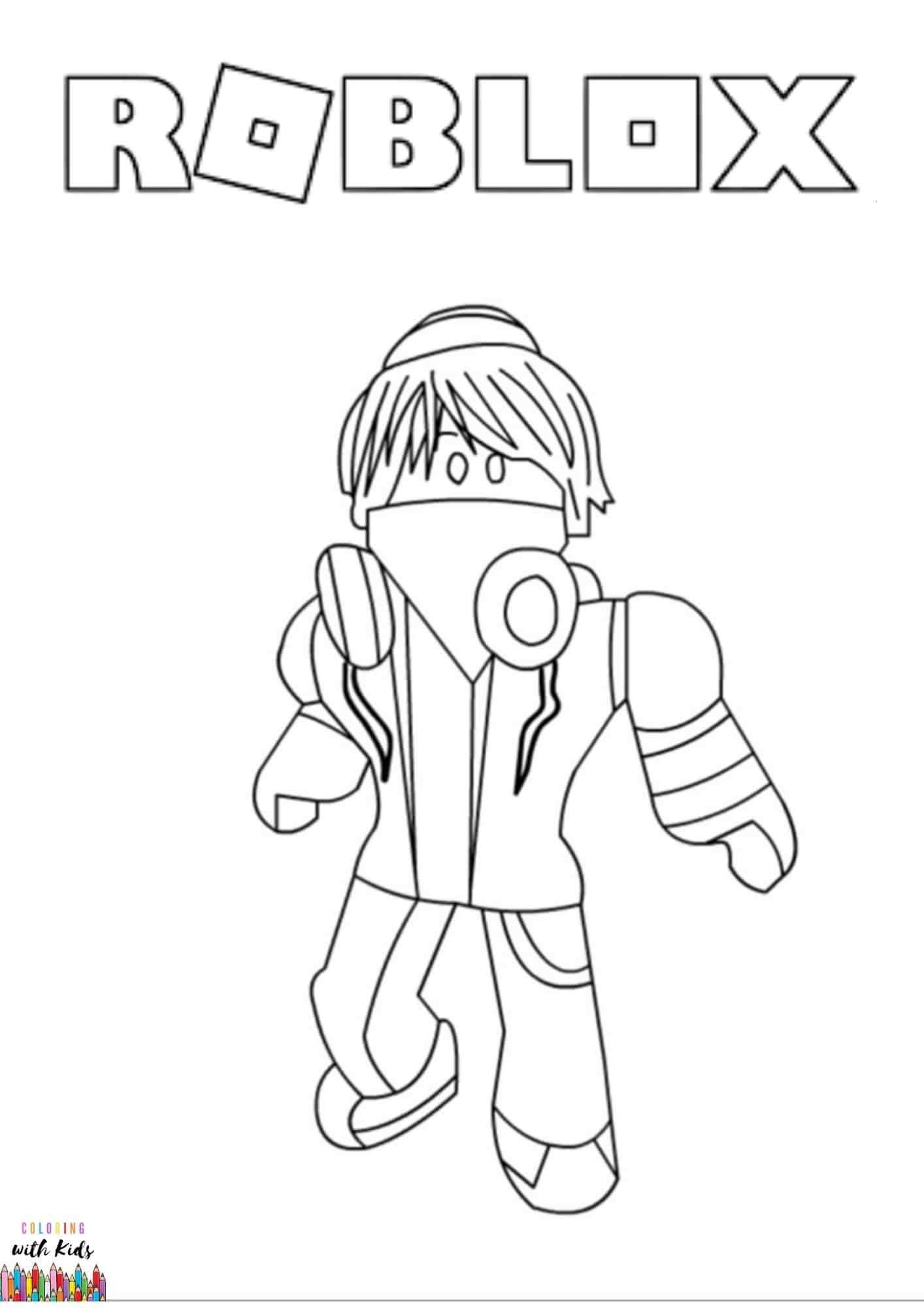 Roblox Coloring Pages Free Printable 4