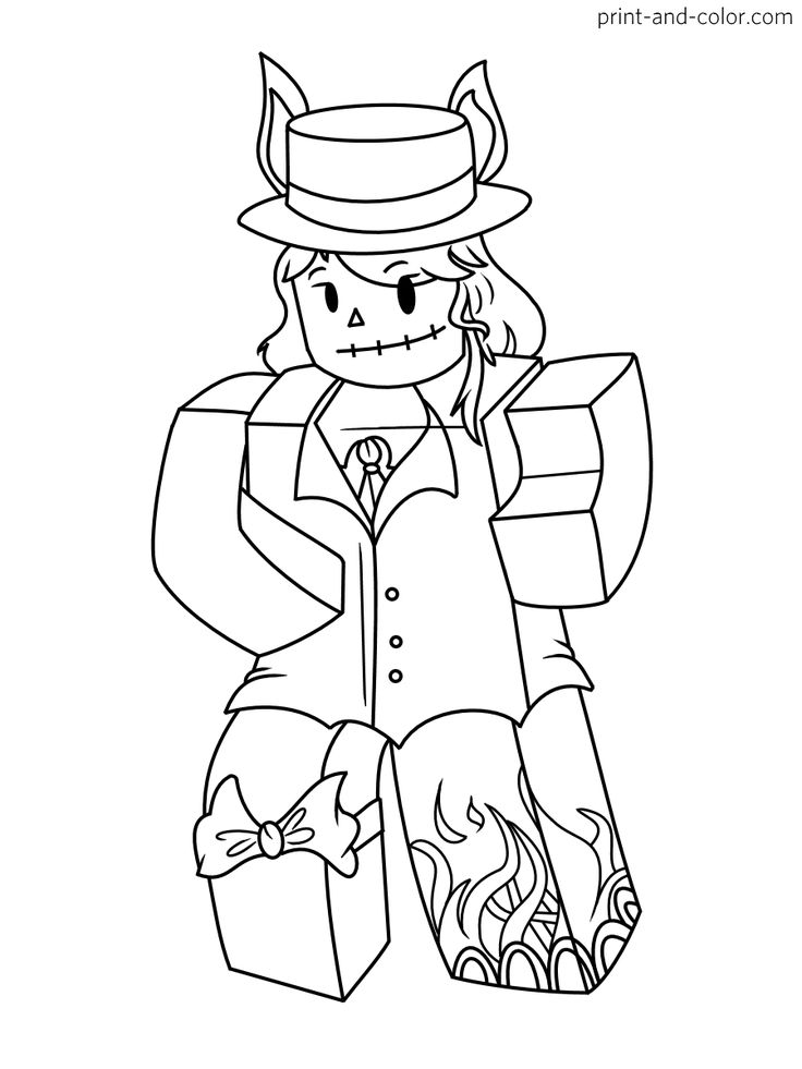 Roblox Coloring Pages Free Printable 5