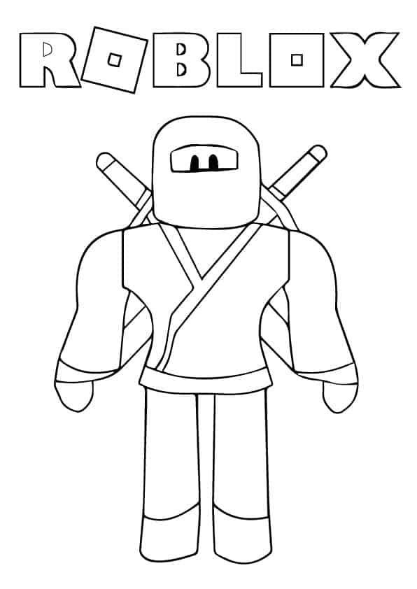 Roblox Coloring Pages Free Printable 58