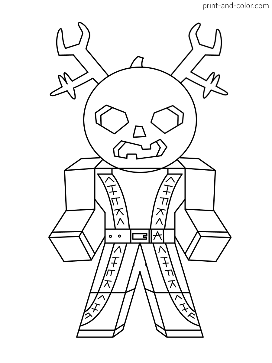 Roblox Coloring Pages Free Printable 75