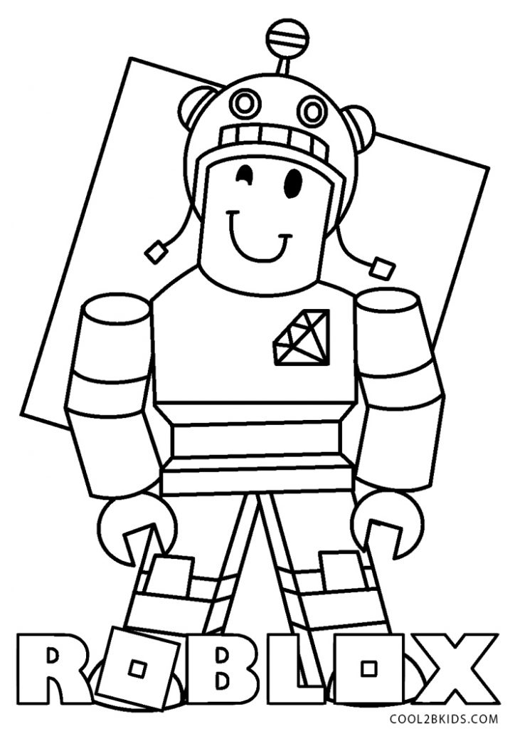 Roblox Coloring Pages Free Printable 76