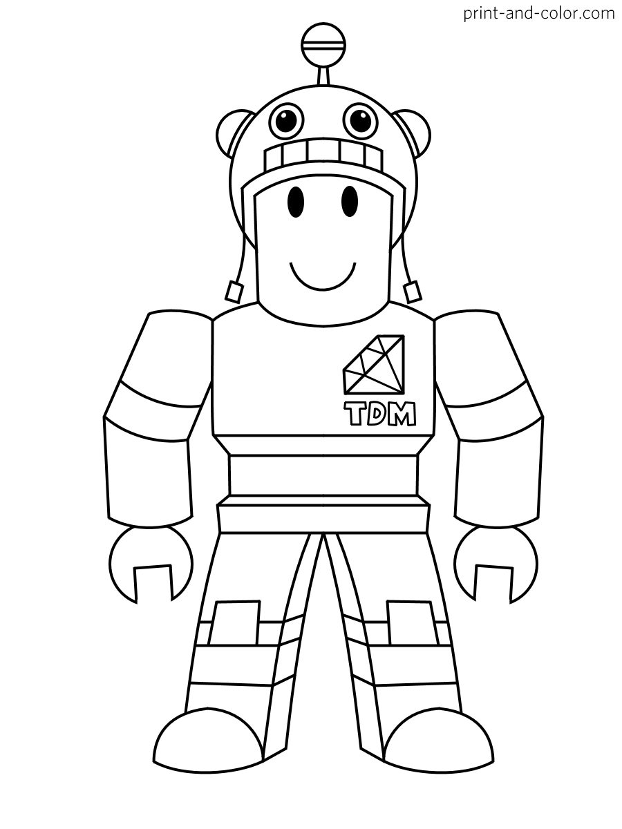 Roblox Coloring Pages Free Printable 78