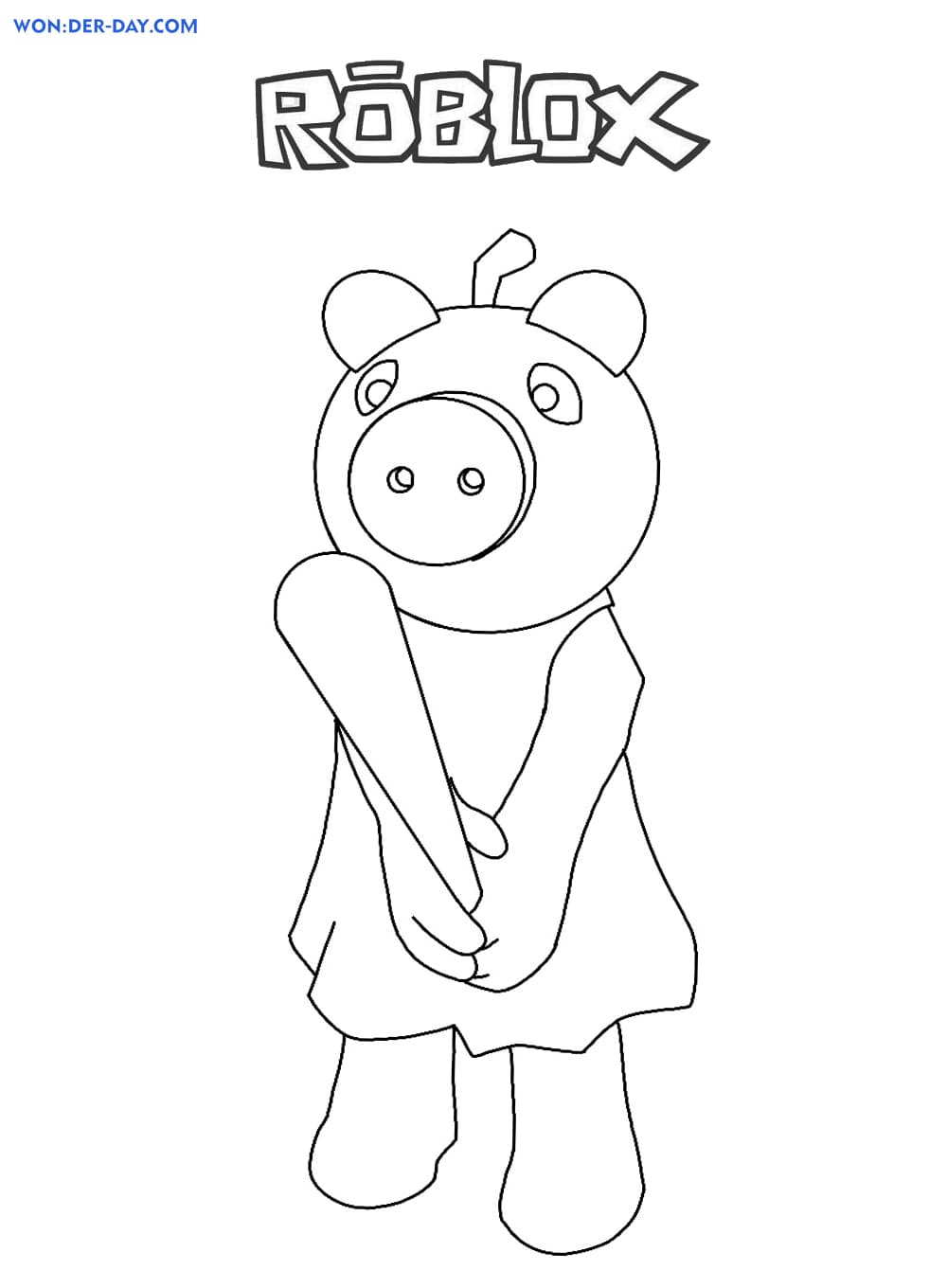 Roblox Coloring Pages Free Printable 9